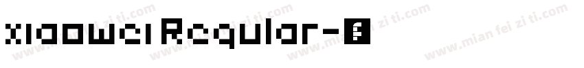 xiaowei Regular字体转换